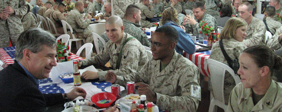 In addition to his work on legislation to prevent foreclosures for active-duty servicemembers deployed overseas, Senator Whitehouse hosts an annual Veterans breakfast and resource fair for servicemembers and their families. In addition to his work on legislation to prevent foreclosures for active-duty servicemembers deployed overseas, Senator Whitehouse hosts an annual Veterans breakfast and resource fair for servicemembers and their families.