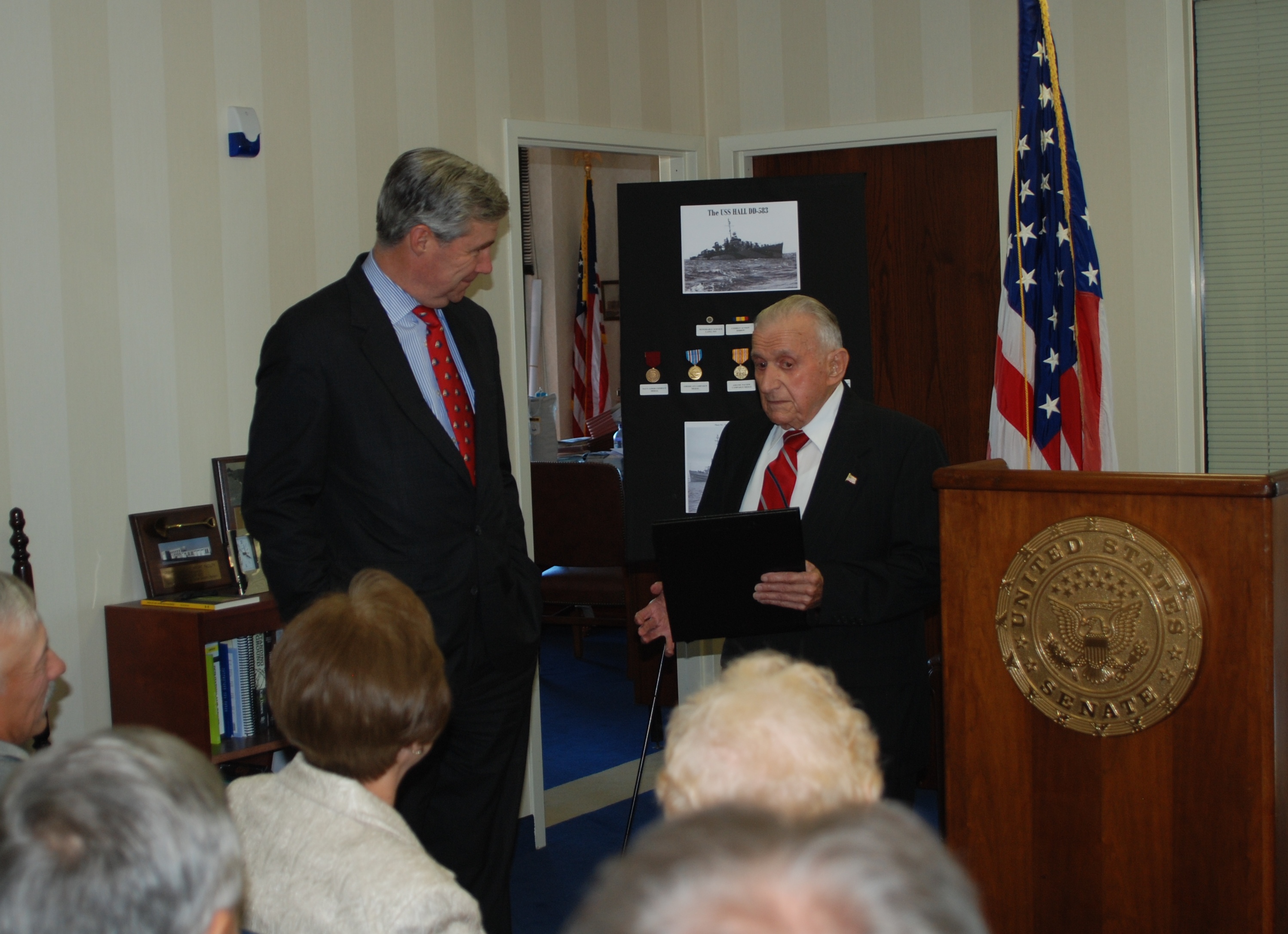 Roger Salvas and Sen. Whitehouse 2